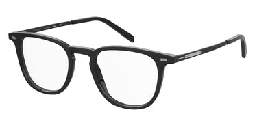 Premium Men 7th Street Eyeglasses: A 086 - Black - SpecSMART Eye Clinic (Diagonal View)
